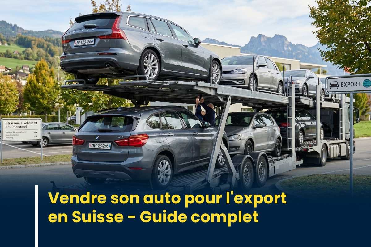 Vendre son auto pour l'export en Suisse – rachat rapide avec RachatAuto.ch